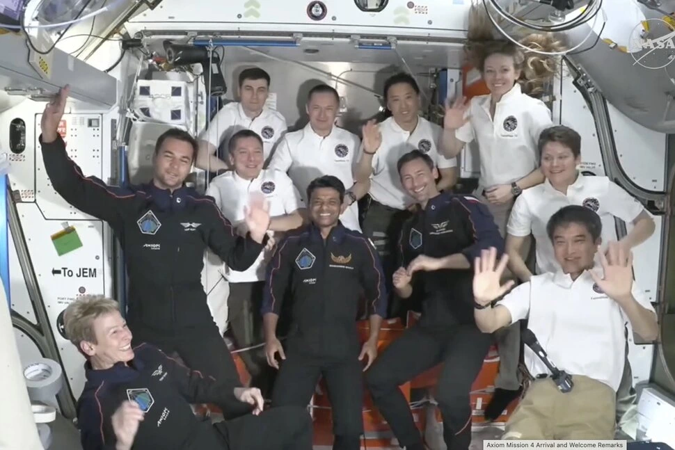 First Astronauts From India, Poland, and Hungary Arrive at International Space Station First Astronauts From India, Poland, and Hungary Arrive at International Space Station